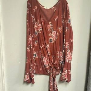 floral blouse